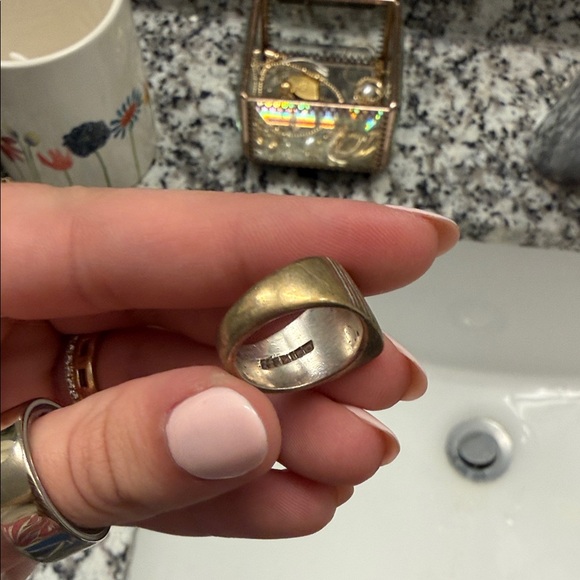 Pure Silver Textured Ring - Picture 4 of 4